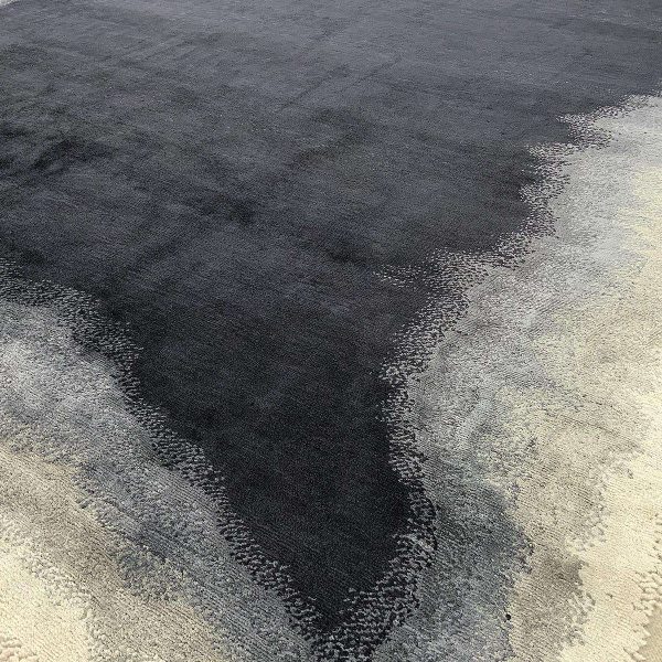Contemporary Modern Odyssey Tibetan Wool Rug - Image 2