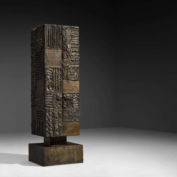 Rare Paul Evans for Paul Evans Studio 'PE72' Cabinet in Sculpted Bronze - Image 3