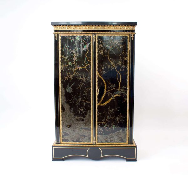 19th Century Lacquered Small Cabinet - Image 7