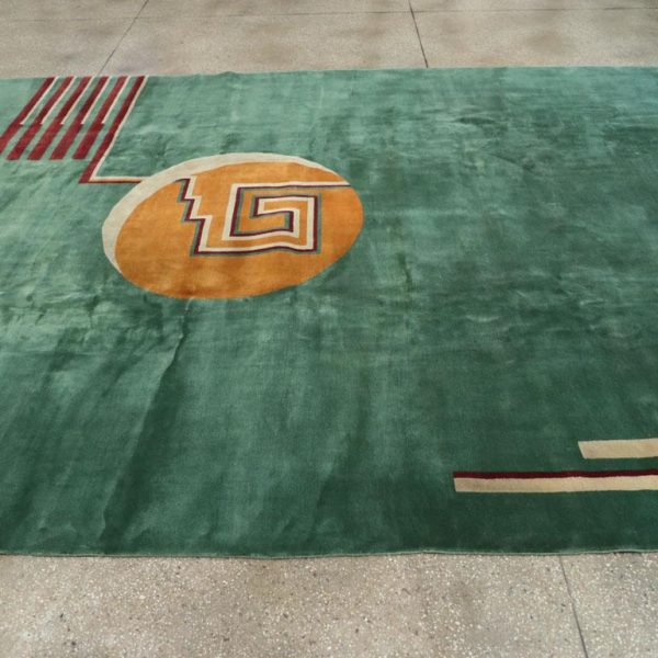 Vintage Chinese Art Deco Room Size Carpet - Image 2