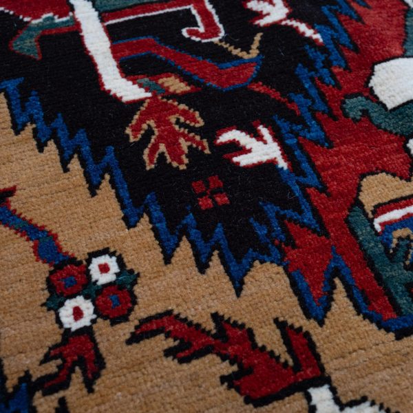 Ararat Rugs Dragon Rug, Antique Caucasus Museum Revival Carpet, Natural Dyed - Image 4