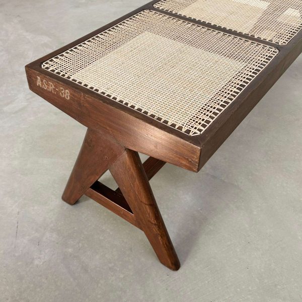 Pierre Jeanneret A Leg Bench, 1950s Chandigarh - Image 6
