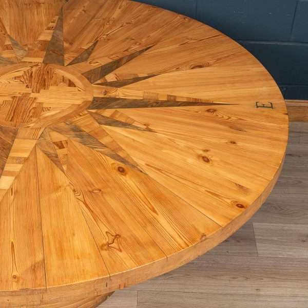 20th Century "Rosa Dei Venti" Table by Mario Ceroli for Poltronova, Italy c.1970 - Image 7