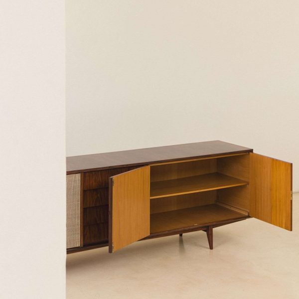 Credenza, Unknown, Caviuna and Cane, Carlo Hauner and Martin Eisler, c. 1955 - Image 9