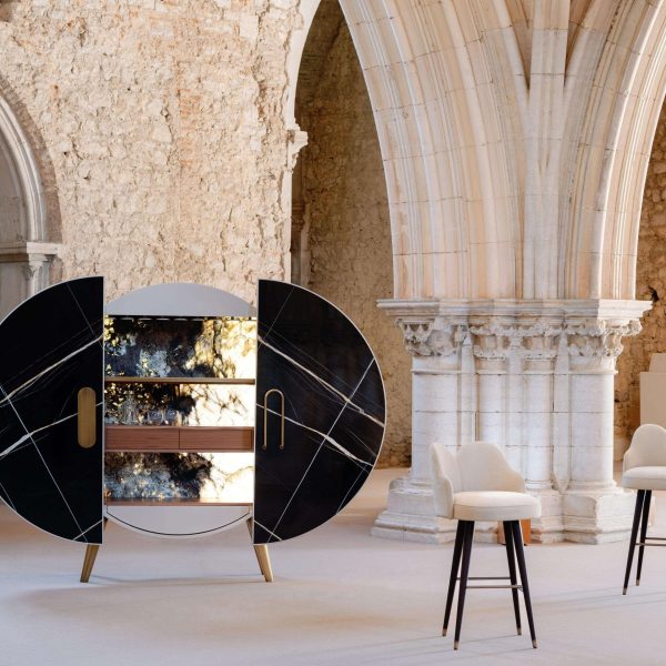Bongo Bar Cabinet, Automated Doors, Handmade in Portugal by Greenapple - Image 5