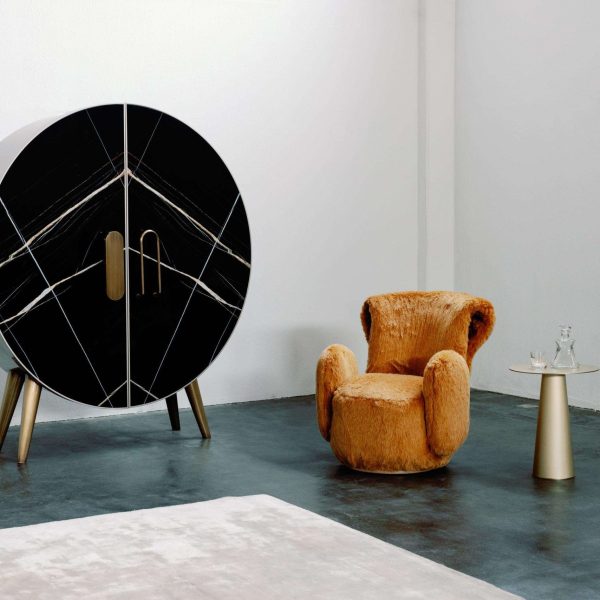 Bongo Bar Cabinet, Automated Doors, Handmade in Portugal by Greenapple - Image 6