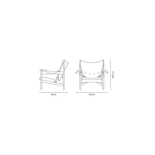Finn Juhl Chieftain Armchair Wood and Leather - Image 2