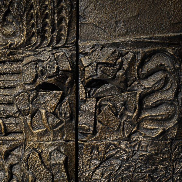Rare Paul Evans for Paul Evans Studio 'PE72' Cabinet in Sculpted Bronze - Image 5