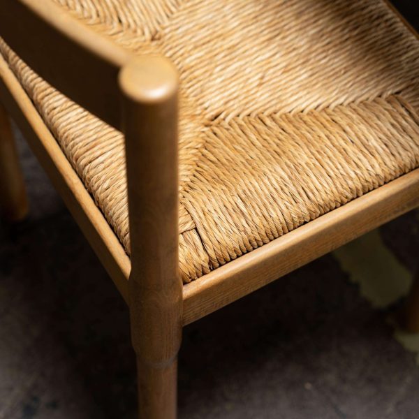 Set of 12 Wicker Seat "Carimate" Chairs by Vico Magistretti Comi, Italy, 1960s - Image 2