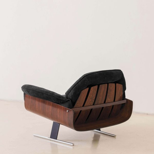 Presidential Armchairs, Brazilian Design by Jorge Zalszupin, Rosewood, c.1959 - Image 10