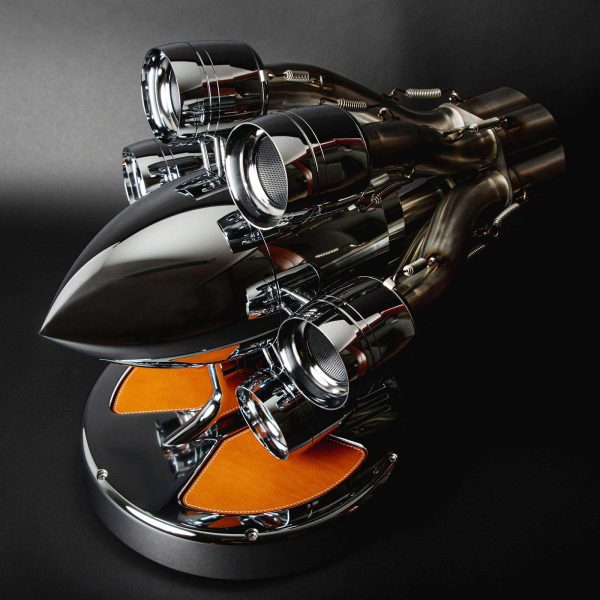 Aircraft Engine Chrome Speaker - Image 4