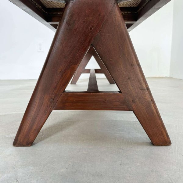 Pierre Jeanneret A Leg Bench, 1950s Chandigarh - Image 7