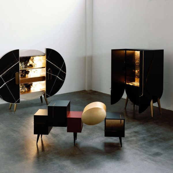 Bongo Bar Cabinet, Automated Doors, Handmade in Portugal by Greenapple - Image 2
