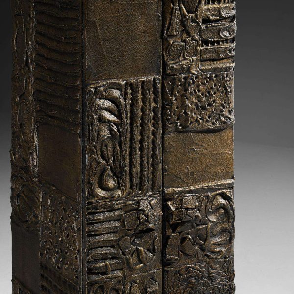 Rare Paul Evans for Paul Evans Studio 'PE72' Cabinet in Sculpted Bronze - Image 11