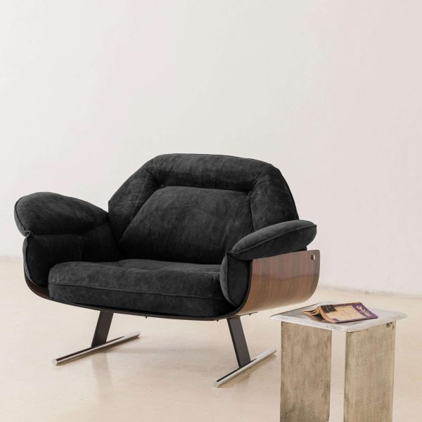 Presidential Armchairs, Brazilian Design by Jorge Zalszupin, Rosewood, c.1959 - Image 7