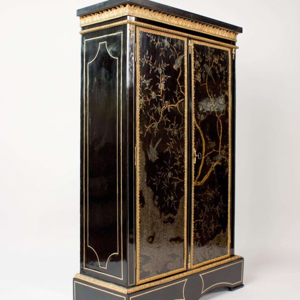 19th Century Lacquered Small Cabinet - Image 2