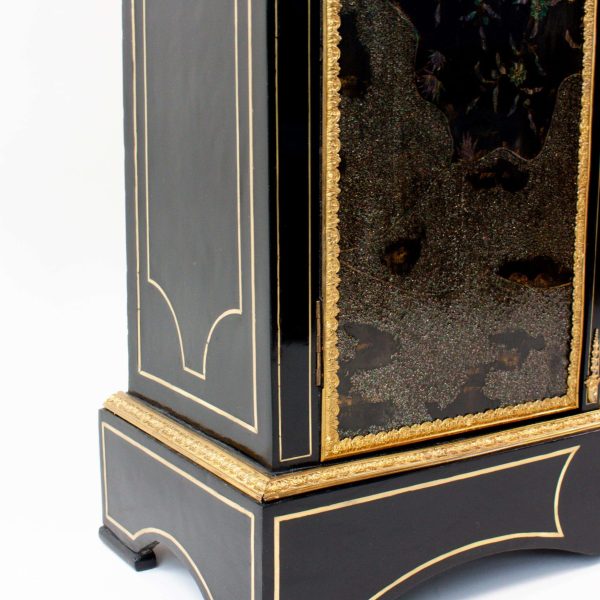 19th Century Lacquered Small Cabinet - Image 4