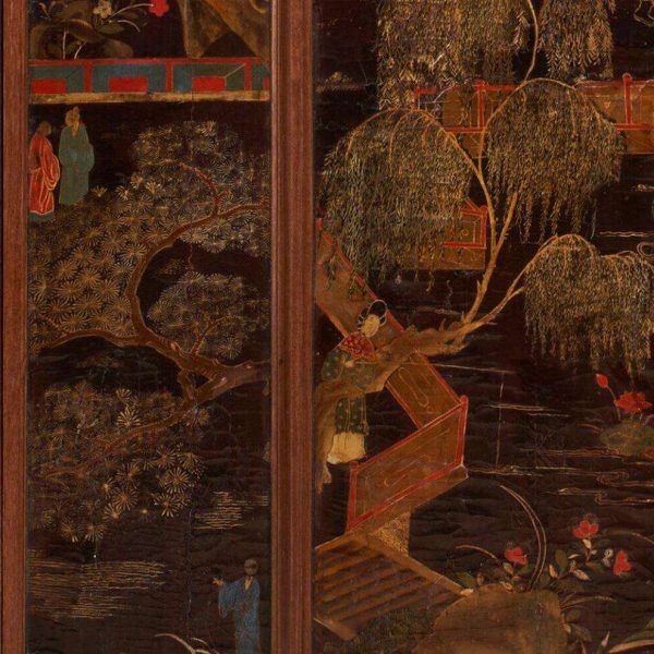 Rare Louis XV Ormolu-Mounted Tulipwood and Chinese Lacquer Cabinet - Image 8