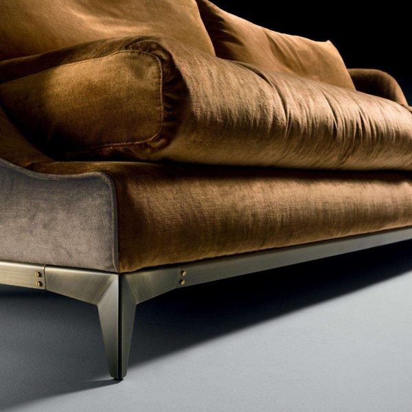 Brando Brown Sofa Pier Luigi Frighetto - Image 4