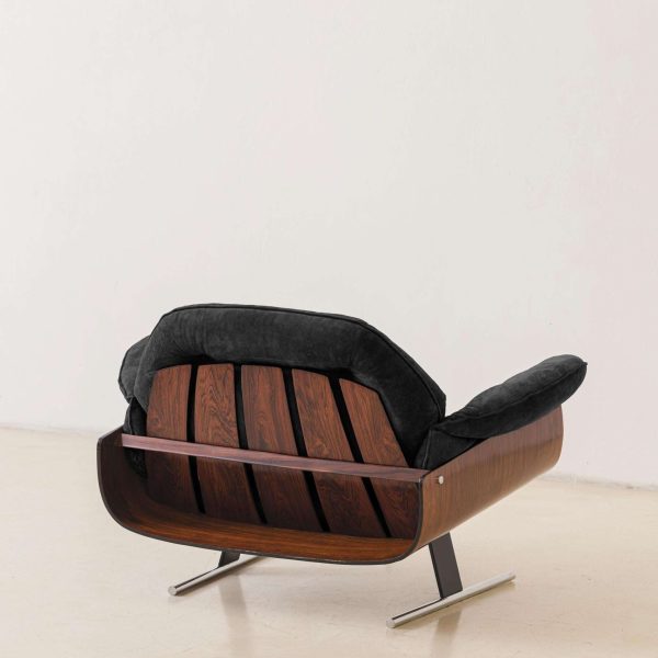 Presidential Armchairs, Brazilian Design by Jorge Zalszupin, Rosewood, c.1959 - Image 3