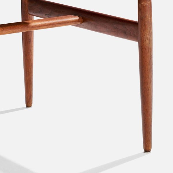 Hans Wegner Wishbone Desk, Oak, Teak, Denmark, 1950s - Image 7